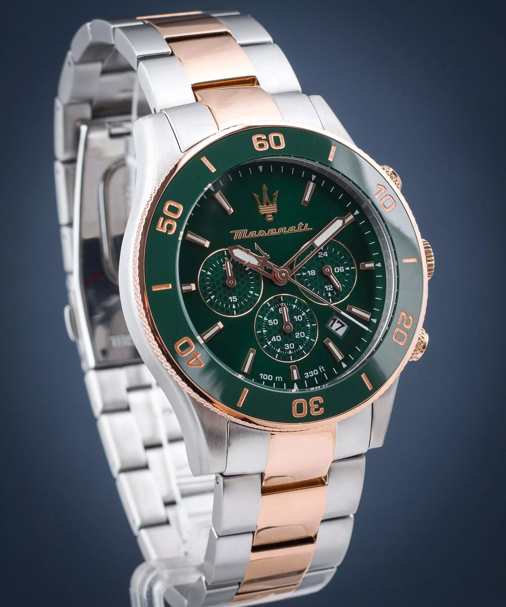 Maserati Competizione Chronograph Zweifarbig / Grün Herrenuhr - R8873600004
