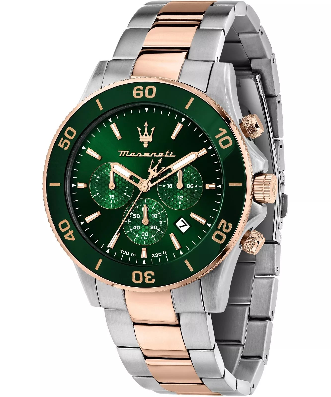 Maserati Competizione Chronograph Zweifarbig / Grün Herrenuhr - R8873600004