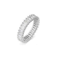 Bague diamant de laboratoire Memoire Baguette – élégante bague avec diamants de laboratoire - 41063070