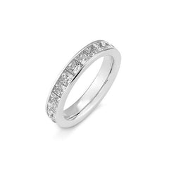 Bague Mémoire Carrée avec diamants de laboratoire – Bague élégante avec diamants de laboratoire - 41062830