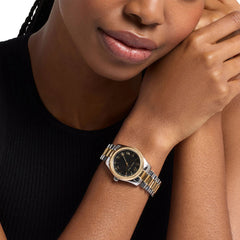Michael Kors Lexington 3H Bicolor/Schwarz Damenuhr 33 mm – MK7625