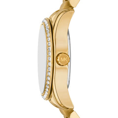 Michael Kors Lexington Lux Day Date Damenuhr Gold 33 mm – MK4982