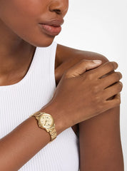 Michael Kors Petite Prescott Damenuhr Gold 28 mm – MK7685