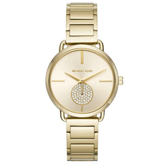 Montre femme Michael Kors Portia Gold en or - MK3639