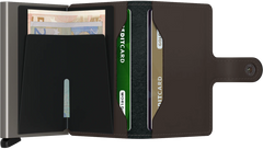 Portefeuille Secrid Miniwallet Matte Truffle avec gravure - MM-Truffle