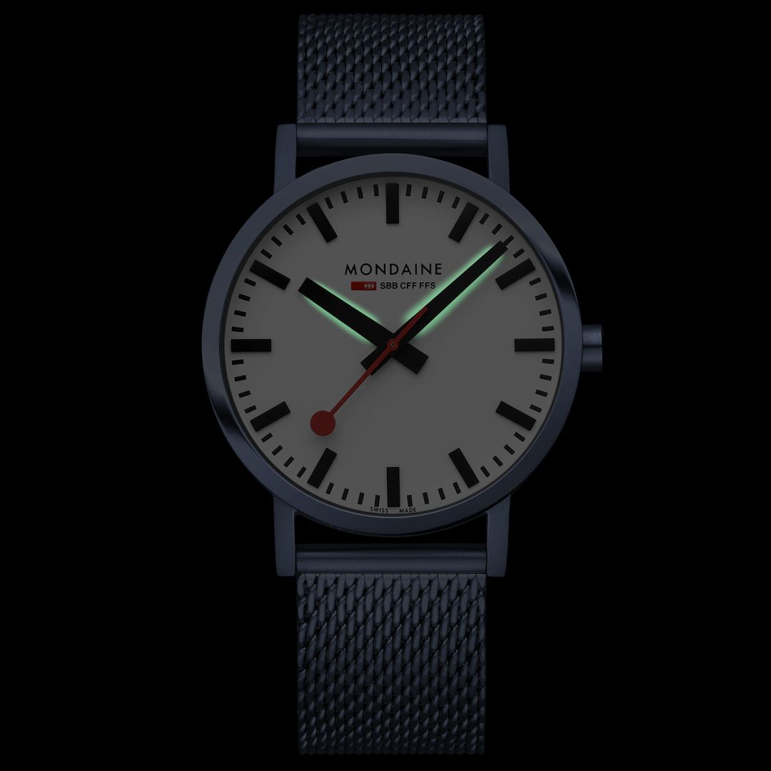 Mondaine Classic Blau 40mm Unisexuhr - A660.30360.1BSBM