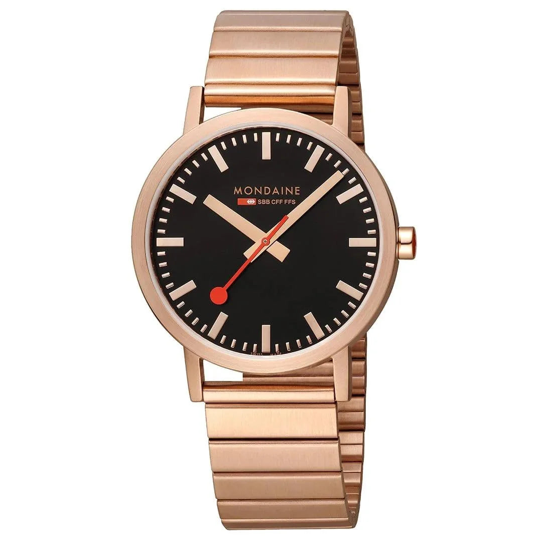Mondaine Classic 40 MM Herrenuhr in Roségold - A660.30360.16SBR