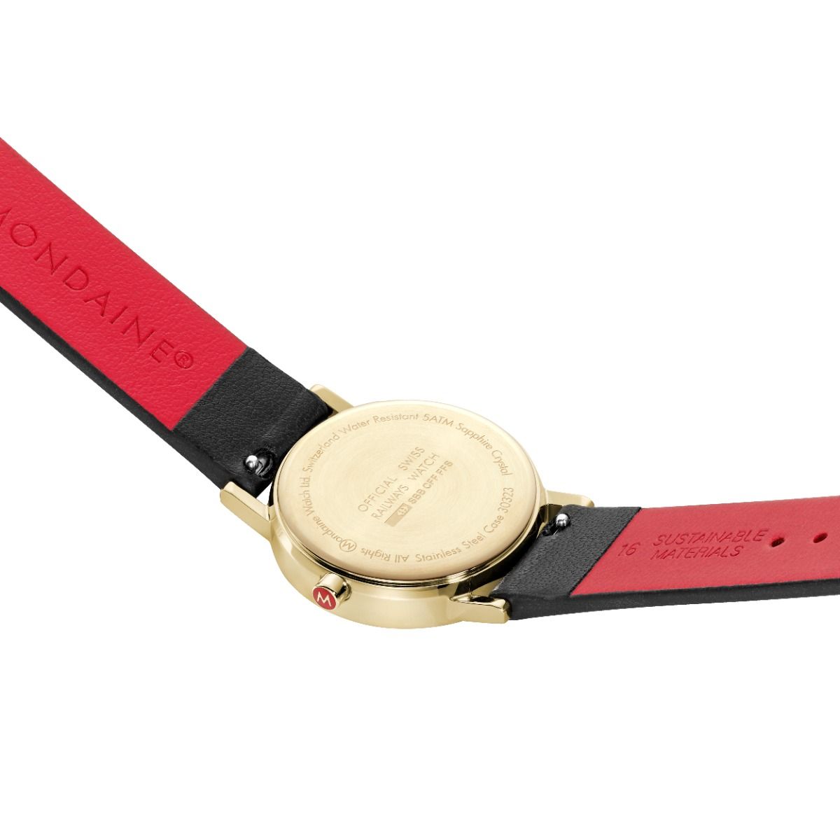 Mondaine Classic Sapphire Ladies Vegan Ø 30 Damenuhr - A658.30323.10SBBV