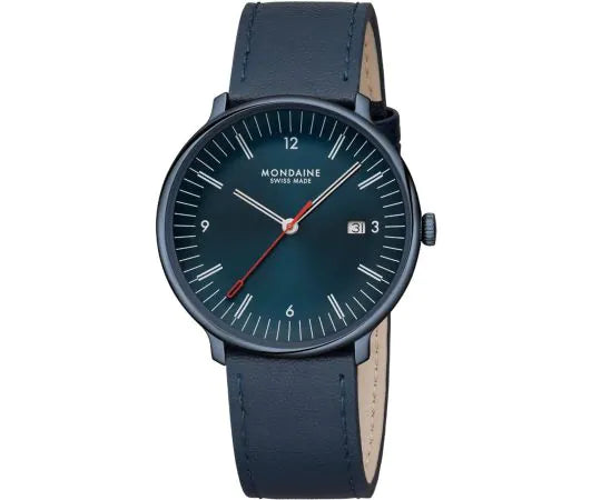 Mondaine Doppio Blau Ø 41 Herrenuhr - MLE.41240.LDV
