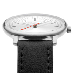 Mondaine Doppio Silber / Schwarz Ø 33 Damenuhr - MLE.33110.LBV