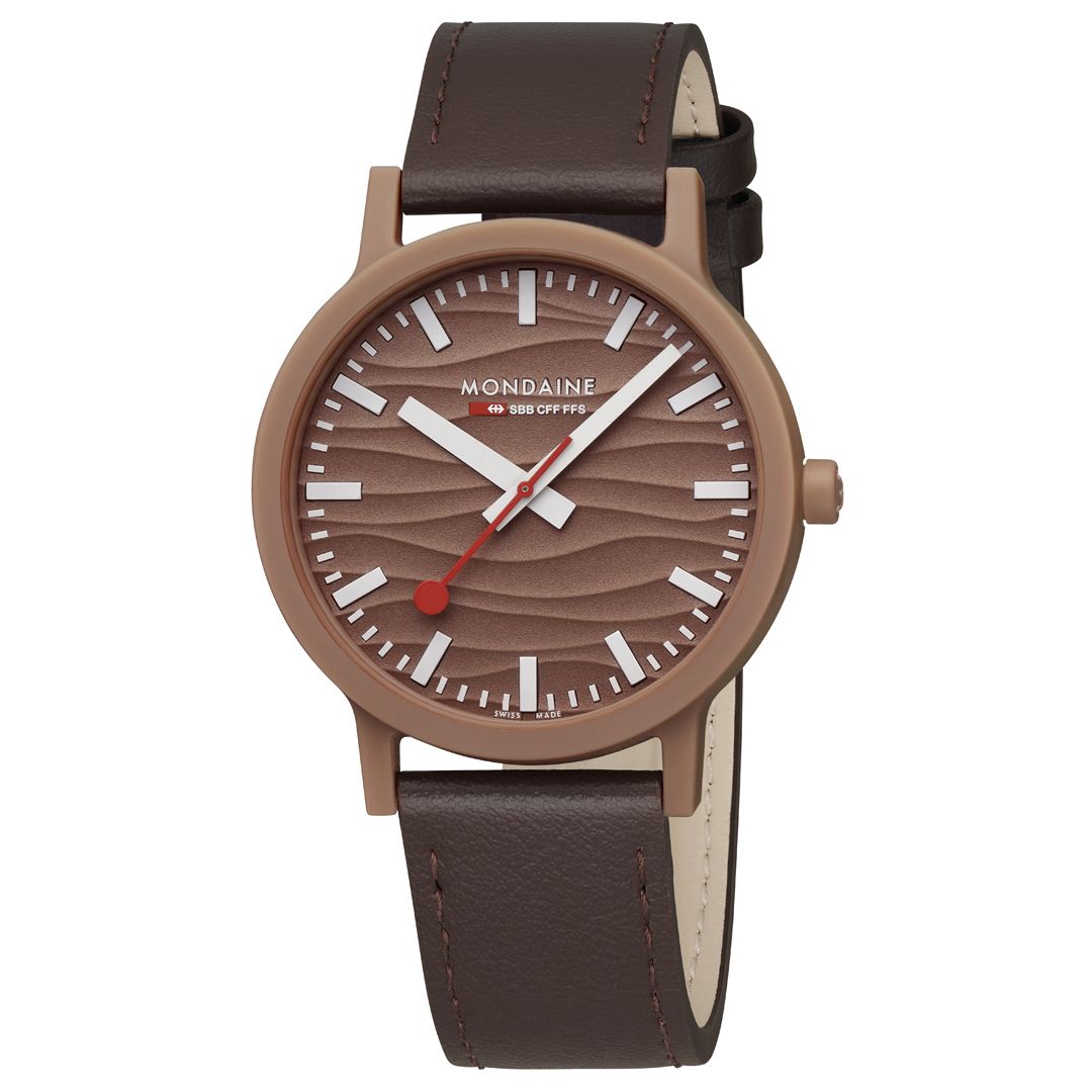 Mondaine essence Mocha Mousse Limited Edition Unisexuhr - MS1.41170.LTV