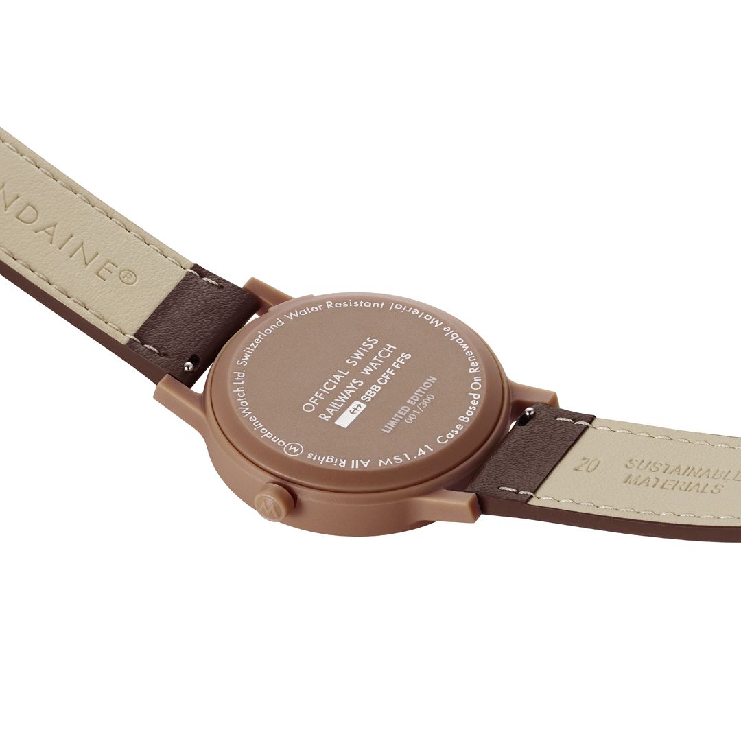 Mondaine essence Mocha Mousse Limited Edition Unisexuhr - MS1.41170.LTV