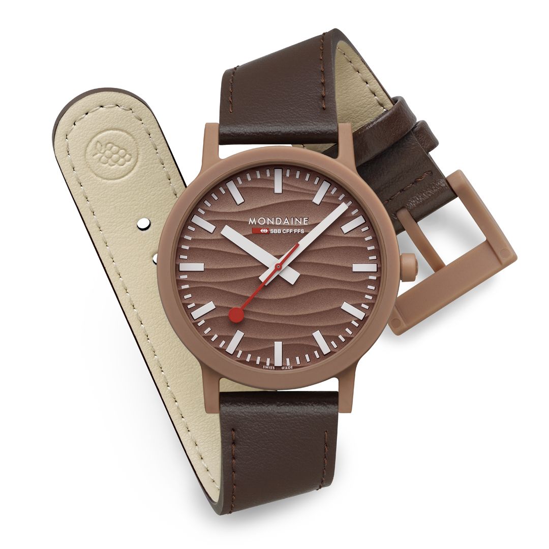 Mondaine essence Mocha Mousse Limited Edition Unisexuhr - MS1.41170.LTV