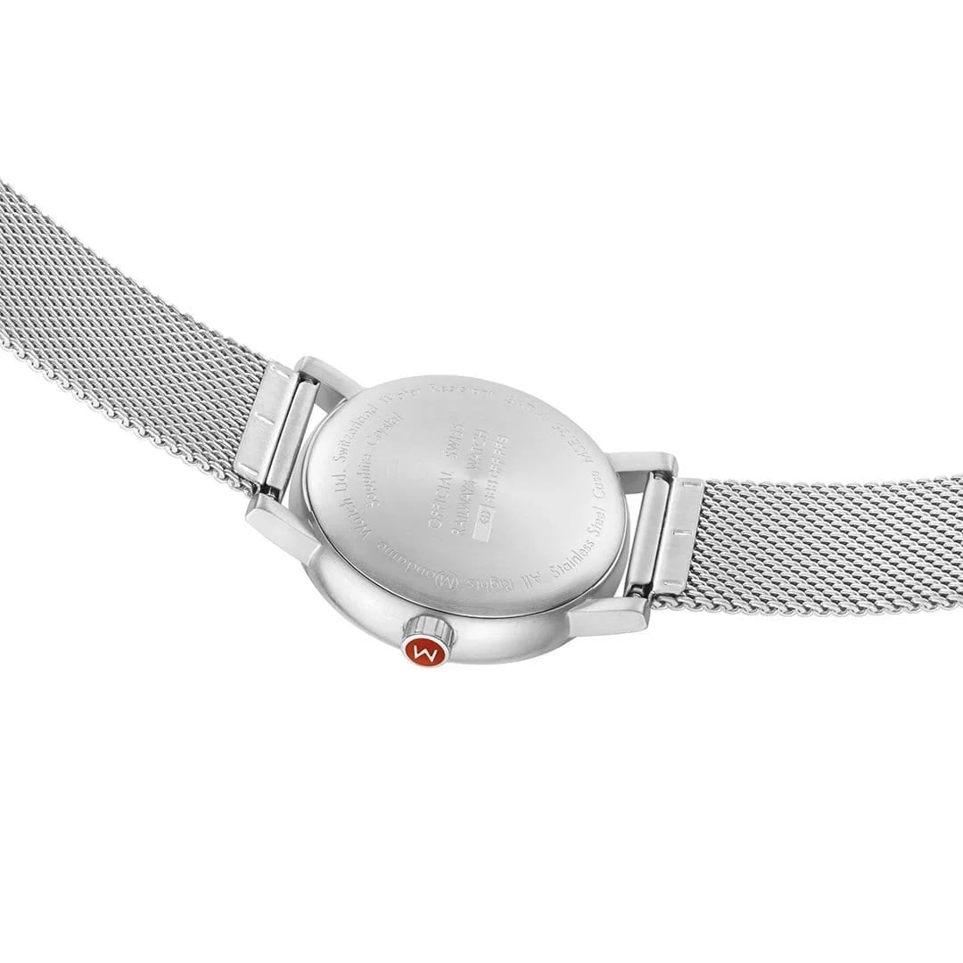 Mondaine EVO2 Herrenuhr aus Edelstahl, 35 MM - MSE.35110.SM