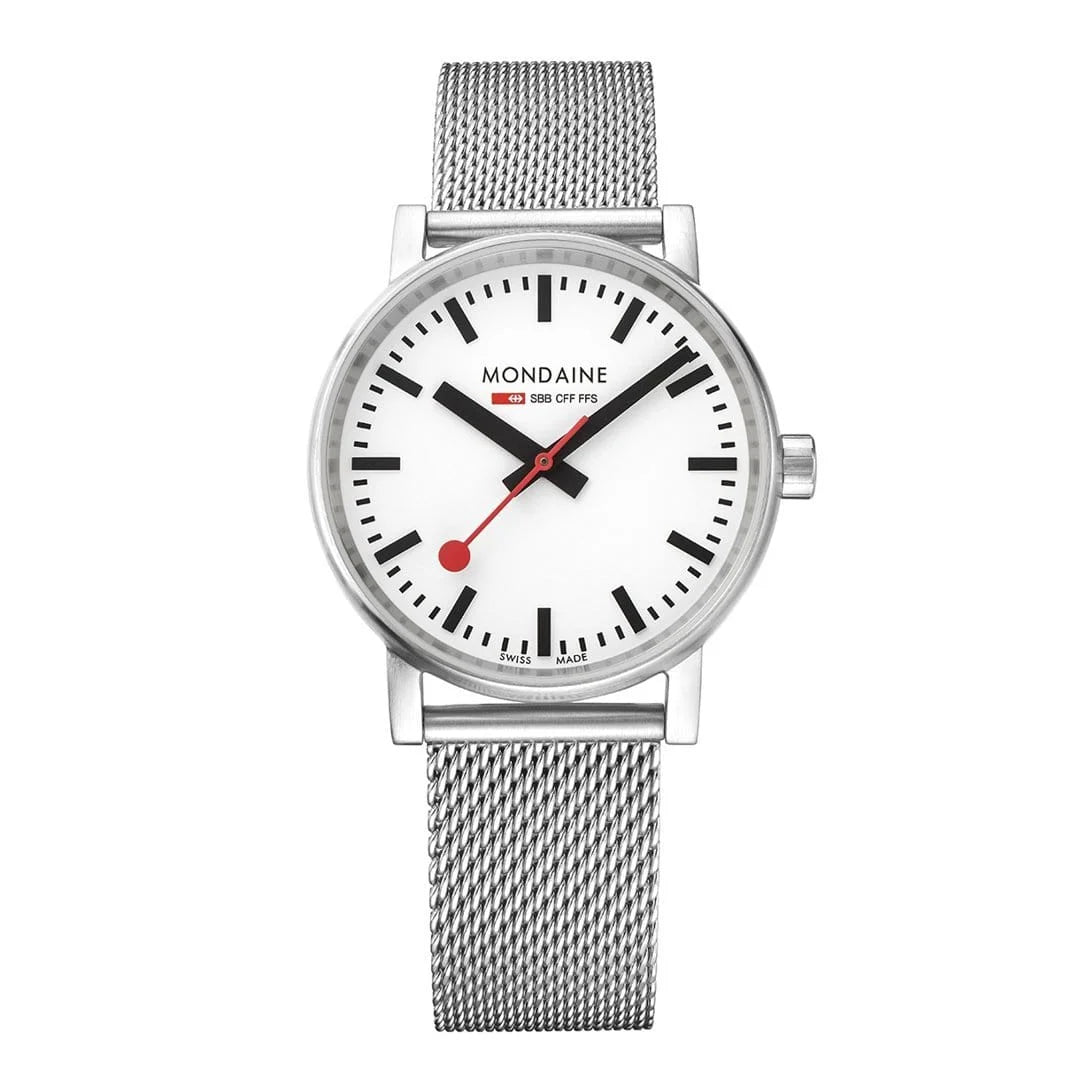 Mondaine EVO2 Herrenuhr aus Edelstahl, 35 MM - MSE.35110.SM