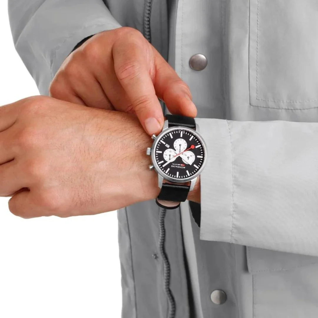 Mondaine NEO Chronograph 41 MM Herrenuhr - MSD.41420.LBV