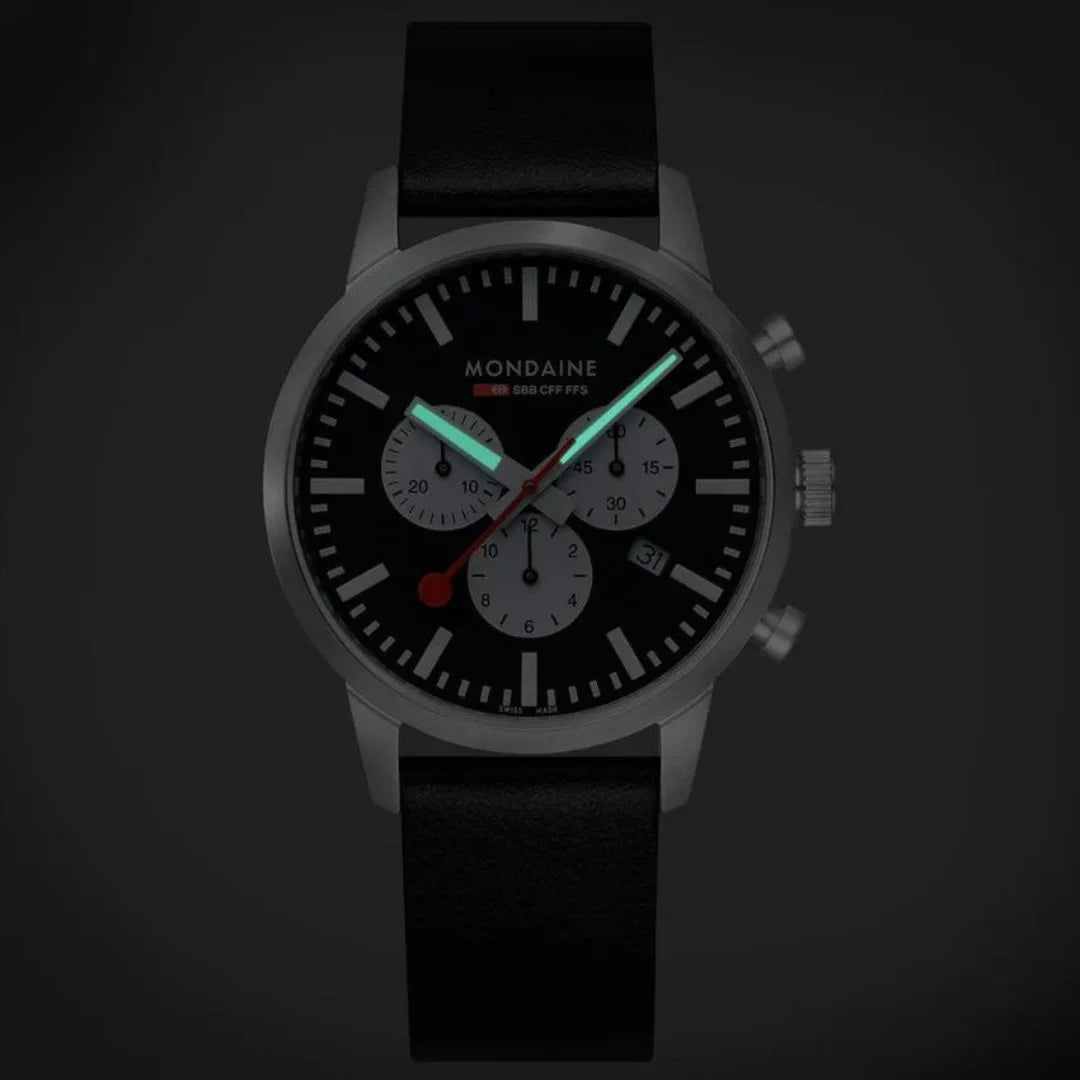 Mondaine NEO Chronograph 41 MM Herrenuhr - MSD.41420.LBV