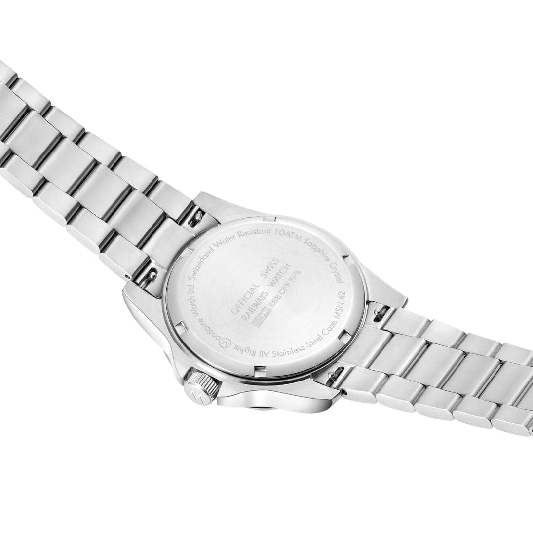 Mondaine Numeri 42mm 10ATM Herrenuhr - MSN.4211B.SK 