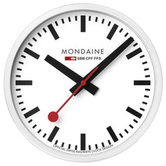 Mondaine SBB Wanduhr 25 cm weiss - A990.CLOCK.10SBB