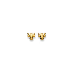 Ohrstecker Einzel Stier – 750 Gelbgold, poliert - 1163.02297/0003