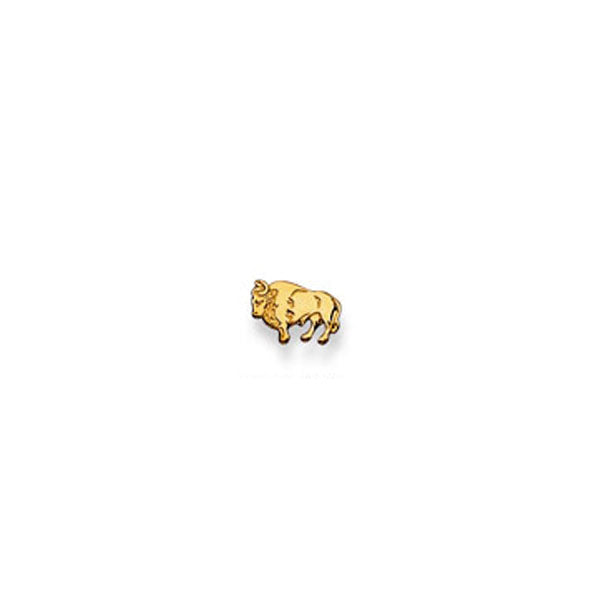 Ohrstecker Einzel Stier – 750 Gelbgold, poliert - 1163.02791/0052