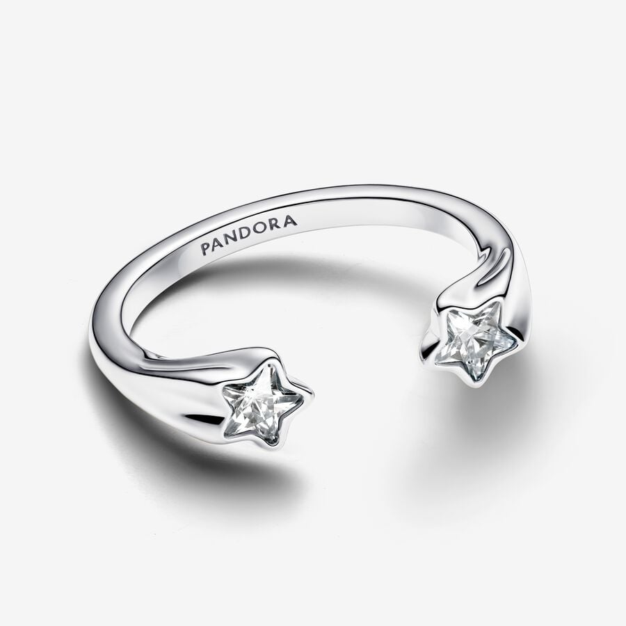 Pandora Damenring - Sternschnuppen Offener Ring - 193582C01
