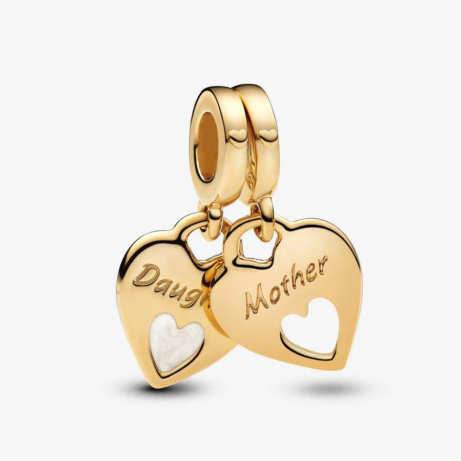 Pandora Doppeltes Herz Charm-Anhänger - 769187C01