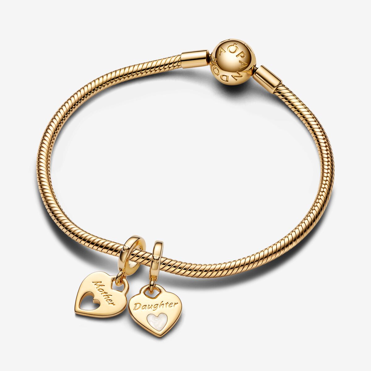 Pandora Doppeltes Herz Charm-Anhänger - 769187C01