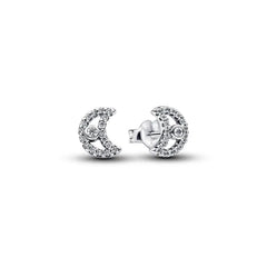 Pandora Funkelnder Mond Ohrstecker - 294257C01