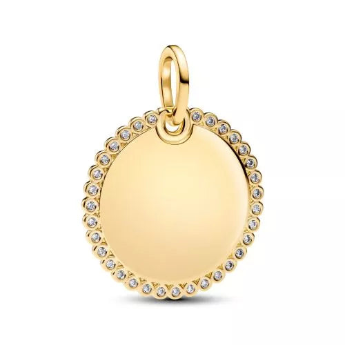 Pandora Gravierbarer runder Anhänger hela - 364007C01