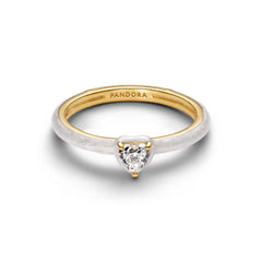 Pandora Herz 14 Karat vergoldeter Ring - 163088C01