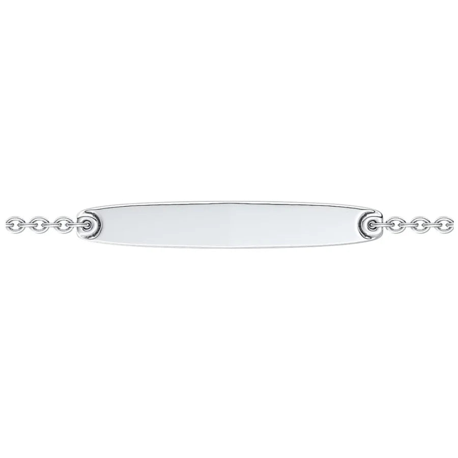 Pandora Kettenarmband mit Stegplatte mit Gravurmöglichkeit - 594010C01-18