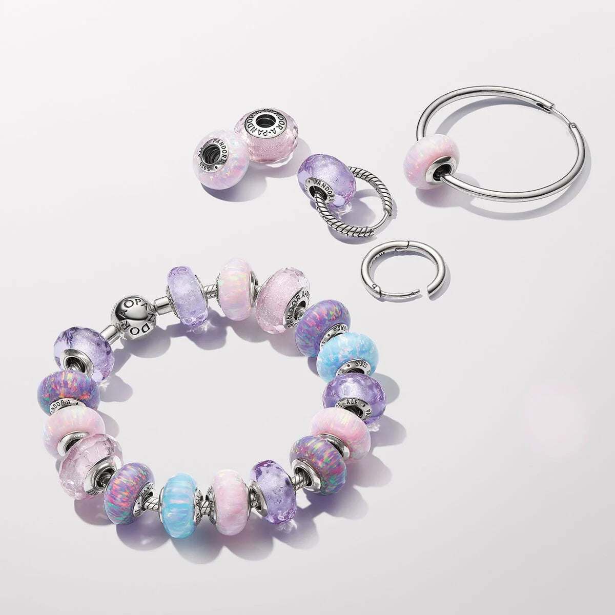 Pandora Leuchtendes violettes Charm - 791691C05