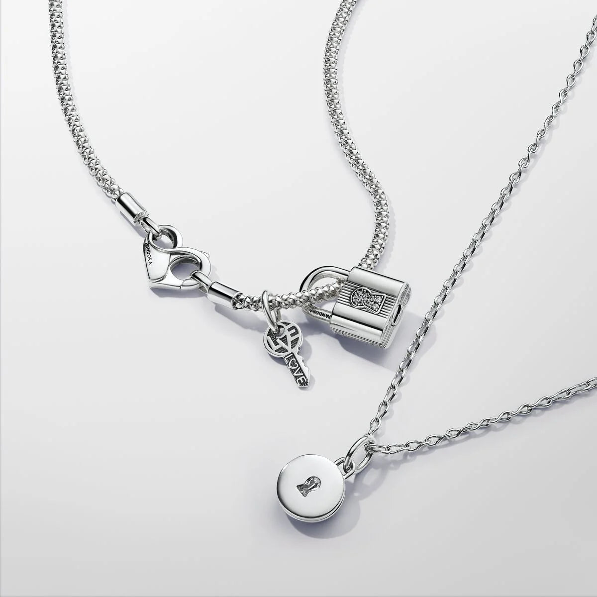 Pandora Moments Gliederhalskette mit Nieten - 392451C00-45