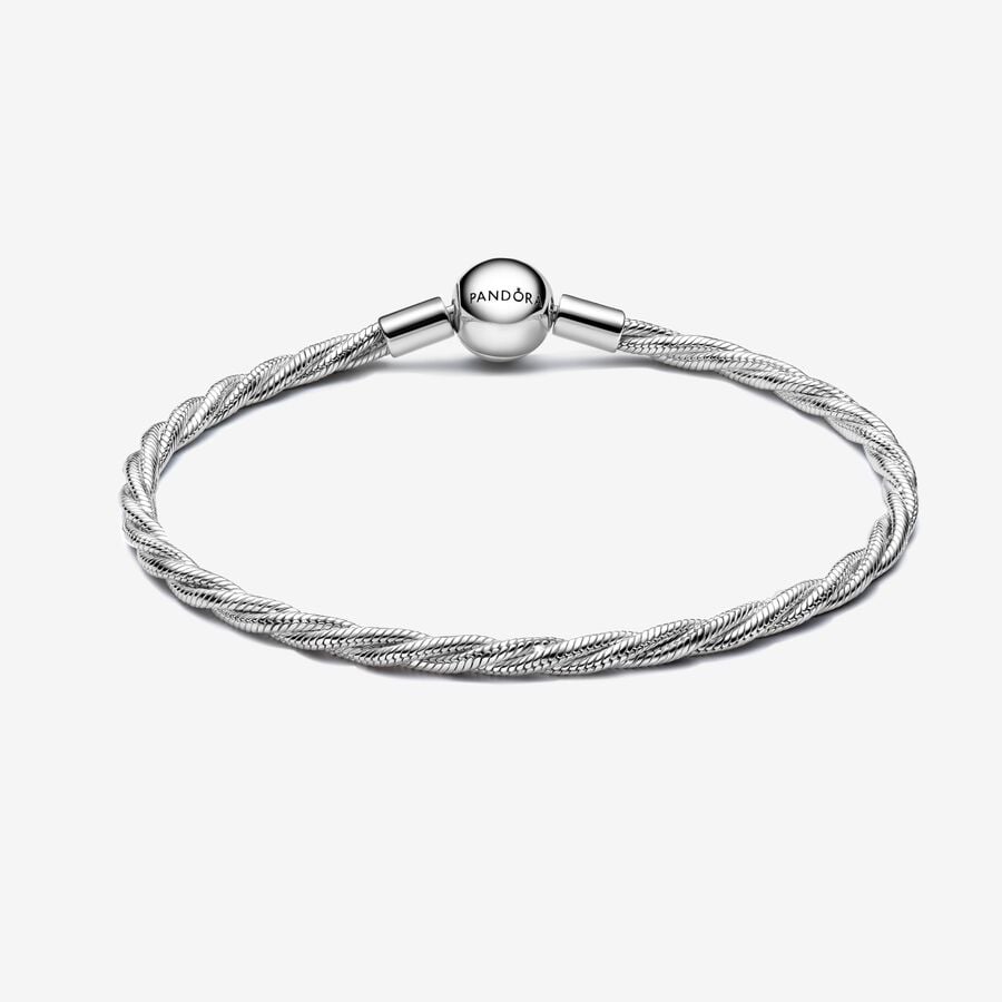 Pandora runde Pandora Schliesse Gedrehte Schlangenkette - 593757C00