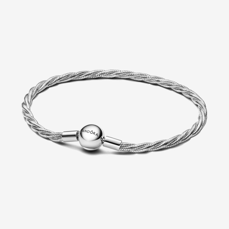 Pandora runde Pandora Schliesse Gedrehte Schlangenkette - 593757C00