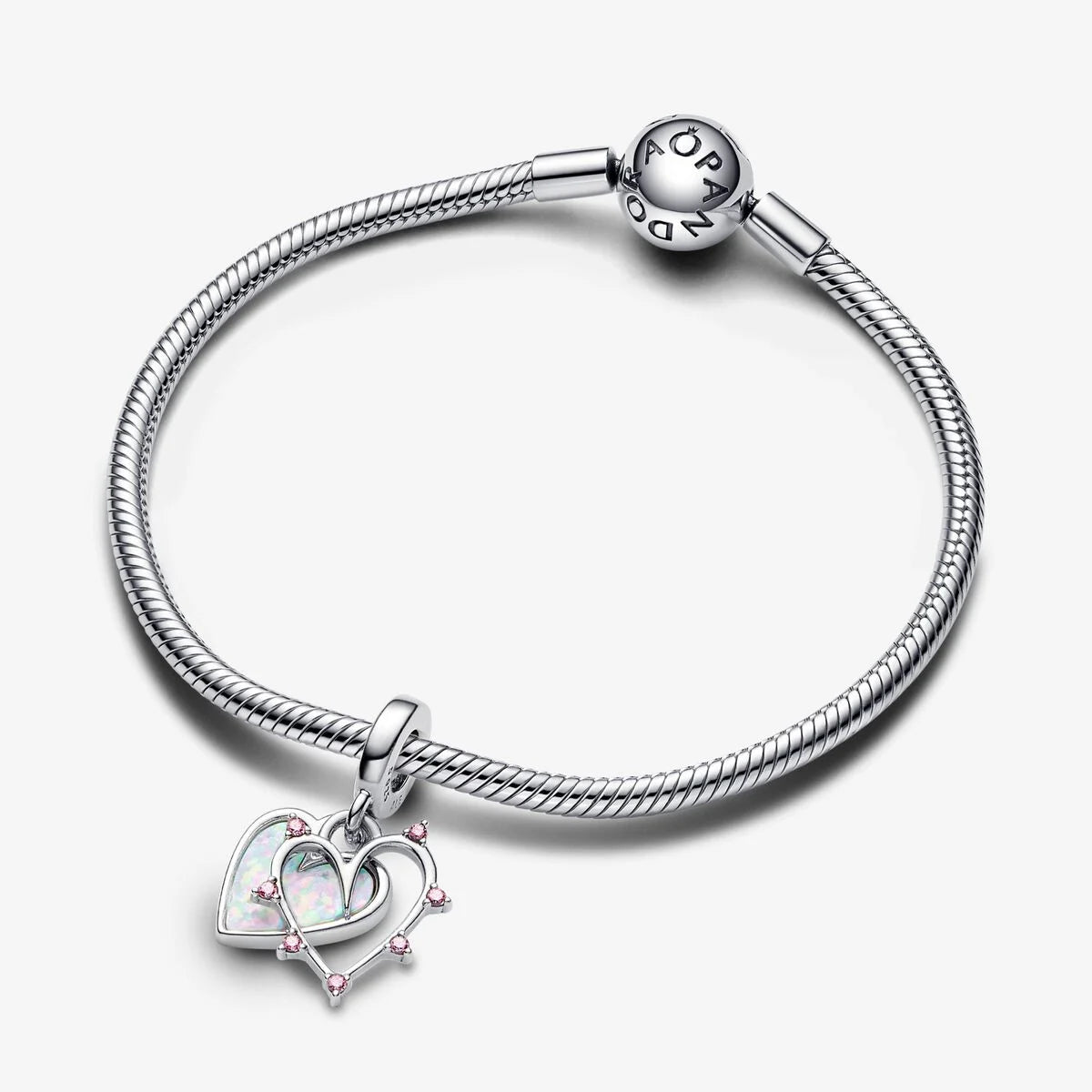 Pandora Schillernder doppelter Freundschafts-Charm-Anhänger - 793434C01