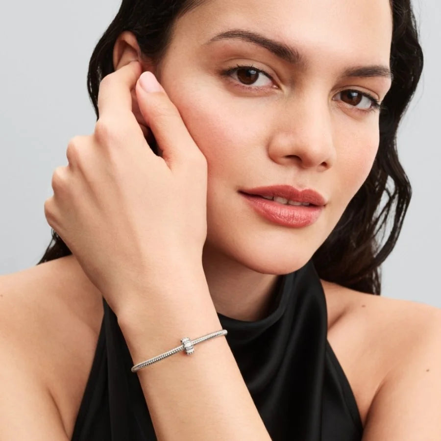 Pandora Sterlingsilber Clip mit klaren Zirkonia - 793785C01