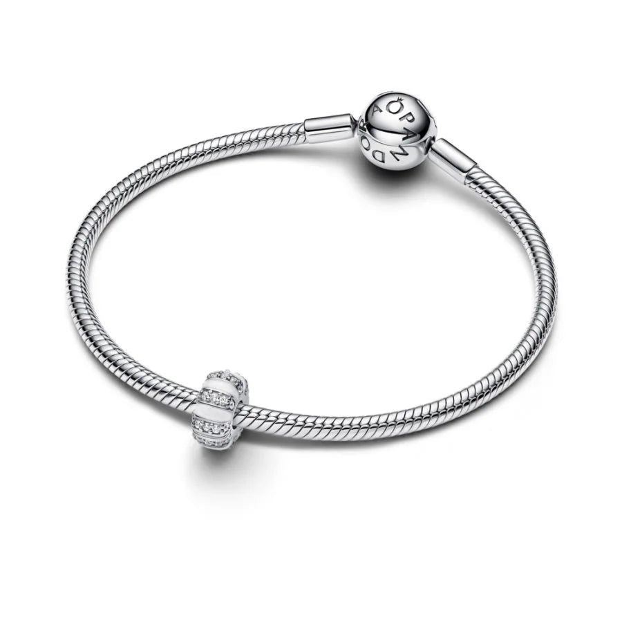 Pandora Sterlingsilber Clip mit klaren Zirkonia - 793785C01