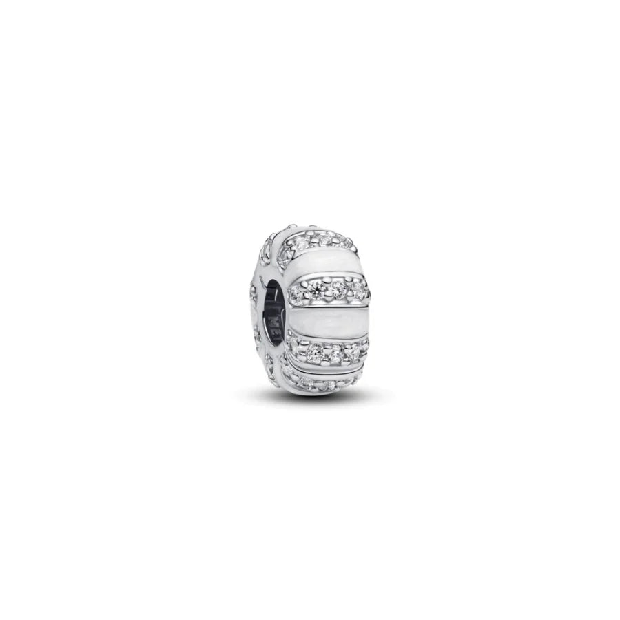 Pandora Sterlingsilber Clip mit klaren Zirkonia - 793785C01