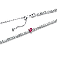 Pandora Strahlenkranz Herz Choker - 393549C01