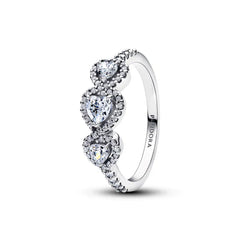 Pandora Strahlenkranz Herz Trilogie Ring - 194413C01