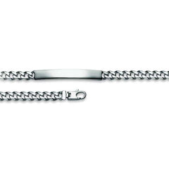 Panzer Plaketten Armband aus Silber 925 weiss - 6277.00052/1900