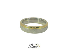 Partnerringe Silber 925 / 18 Karat - 750 Gold - SGB - 118/6