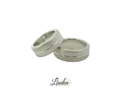 Partnerringe Silber 925 rhodiniert - LS-804/9