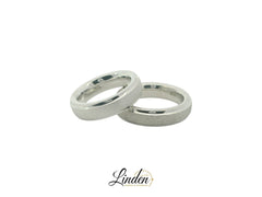 Partnerringe Silber 925 rhodiniert - S-31302/5