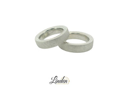 Partnerringe Silber 925 rhodiniert - S-31304/5.5