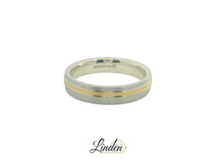 Partnerringe Silber/Gold SG-632/4.5 – Herrenring