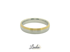 Partnerringe Silber/Gold SG-633/5