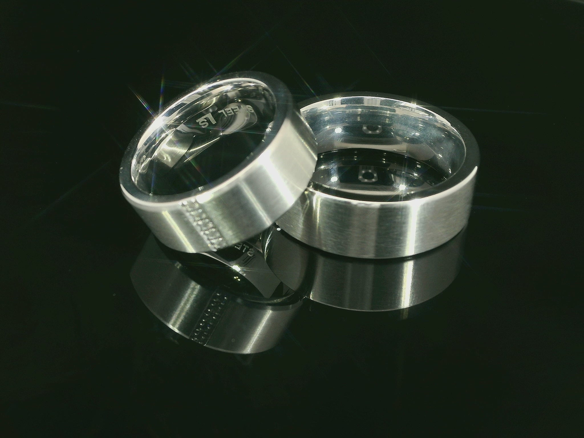 Partnerringe Edelstahl - IS/33-5/80 & IS/33-5S/80